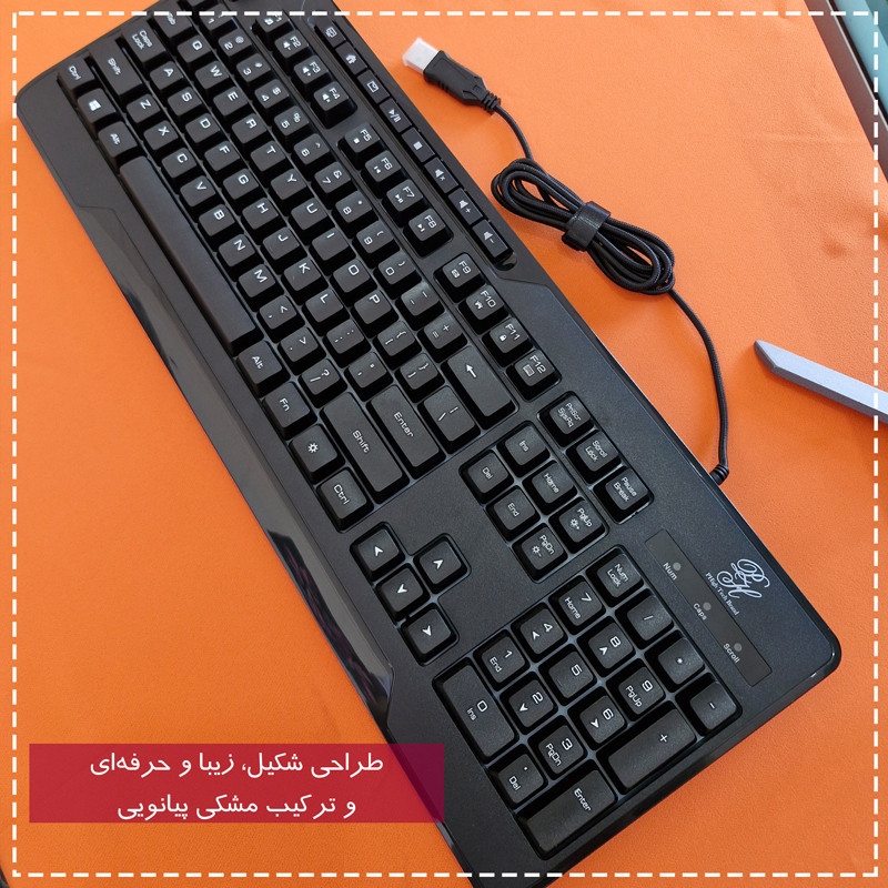 کیبورد گیمینگ پی های تک مدل X260