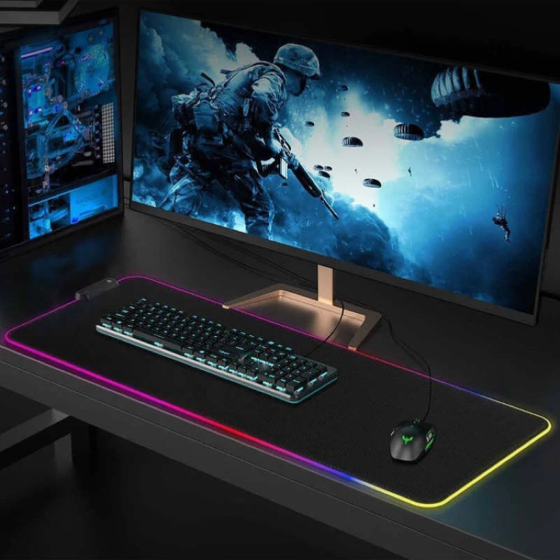 ماوس پد گیمینگ مدل RGB کد GMS_WT_5