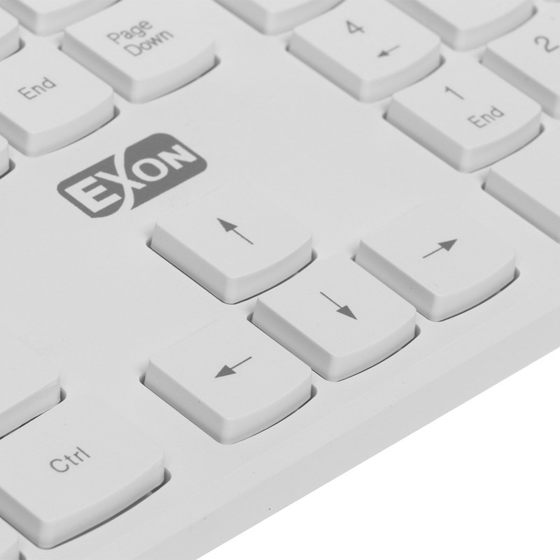 کیبورد و ماوس بی سیم اکسون مدل Gk-600، سوییچ ممبران، Full-Size