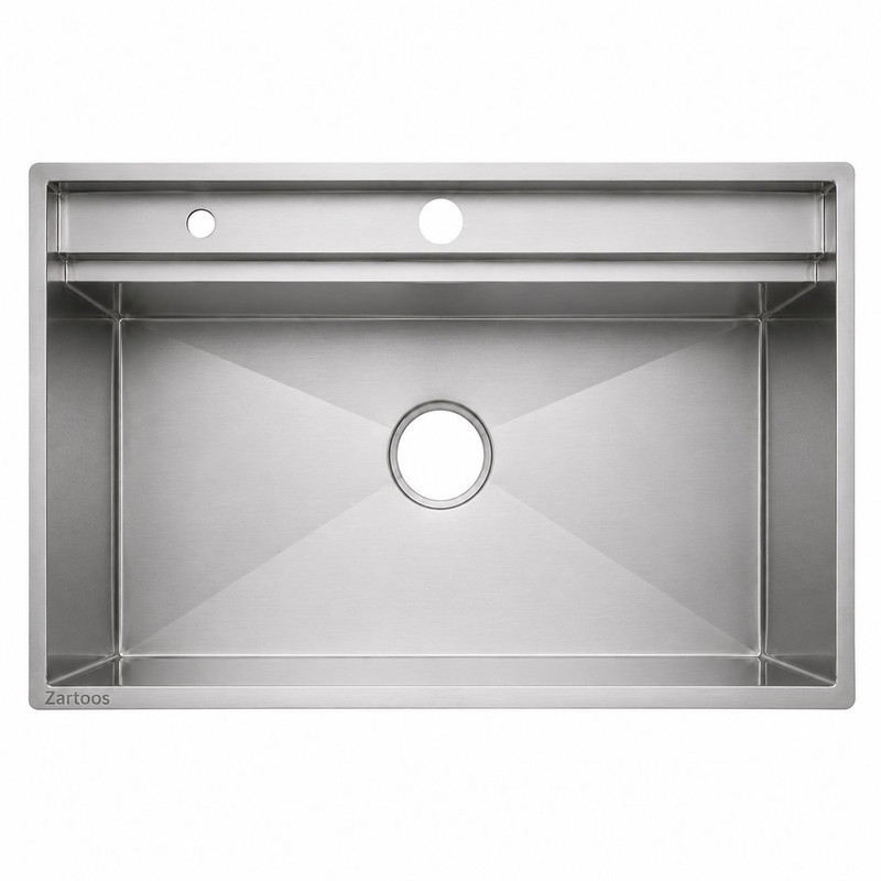 سینک ظرفشویی استیل توکار یک لگنه زرتوس مدل ZSW101-eco