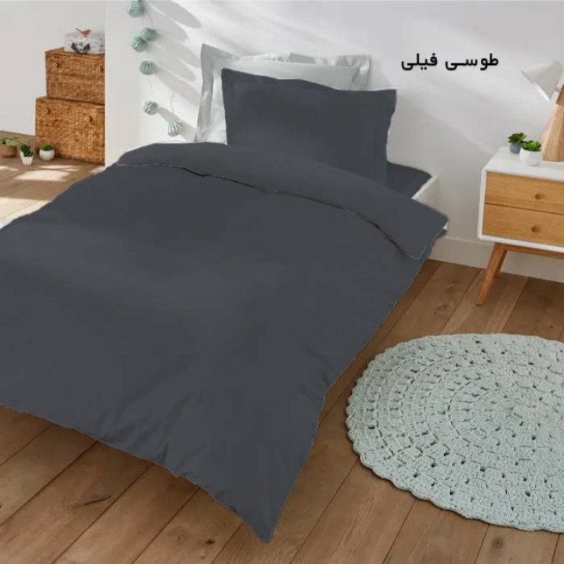 سرویس روتختی مدل میکروفایبر کد 90  یک نفره چهار تکه