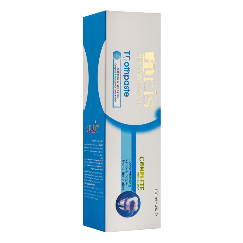 خمیر دندان اریس مدل WHITENING حجم 100 میلی لیتر