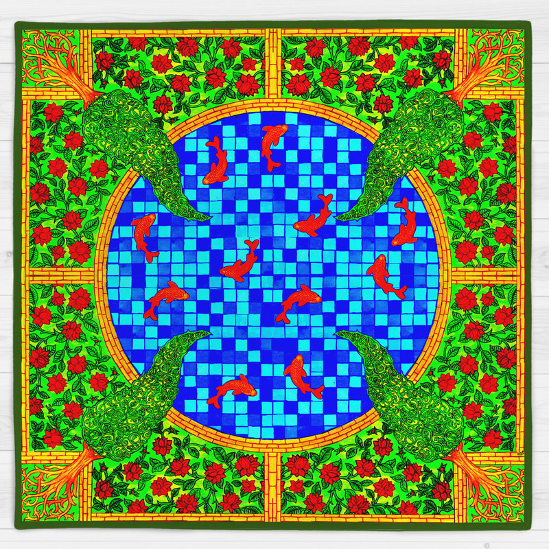 رومیزی مدل حوض ماهی کد 9270