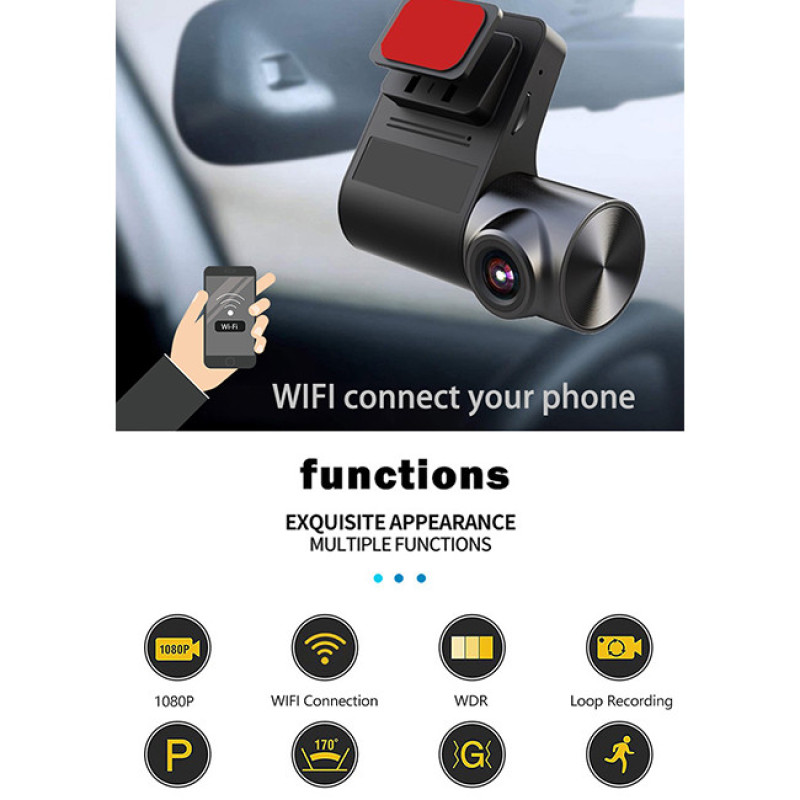 دوربین ثبت وقایع خودرو مدل wifi v2
