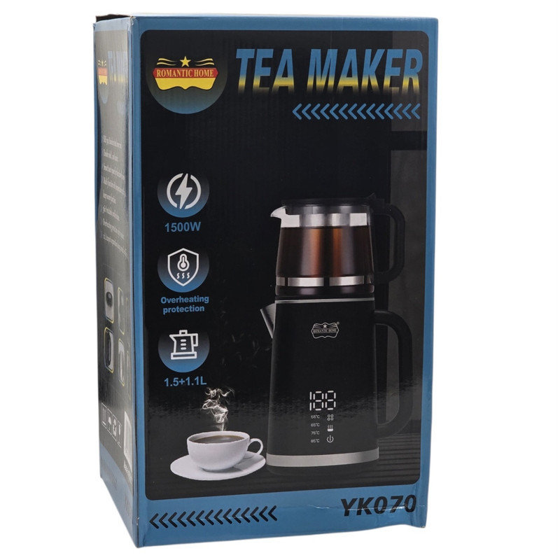 چای ساز روی هم رومانتیک هوم مدل YK070