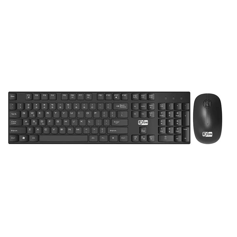کیبورد و ماوس بی سیم اکسون مدل Gk-600، سوییچ ممبران، Full-Size