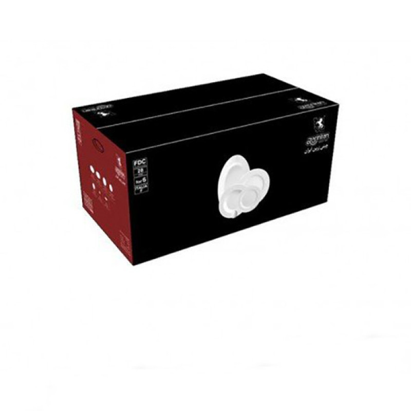 سرویس 90 پارچه چینی زرین سری وینچی مدل پریماورا درجه عالی