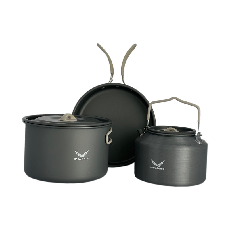 مجموعه ظروف 3 نفره کمپینگ اسنوهاوک مدل SN-T111