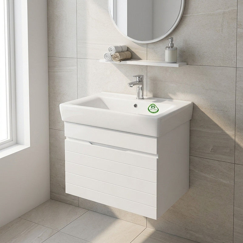 ست کابینت و روشویی پارس سرام مدل دیواری
