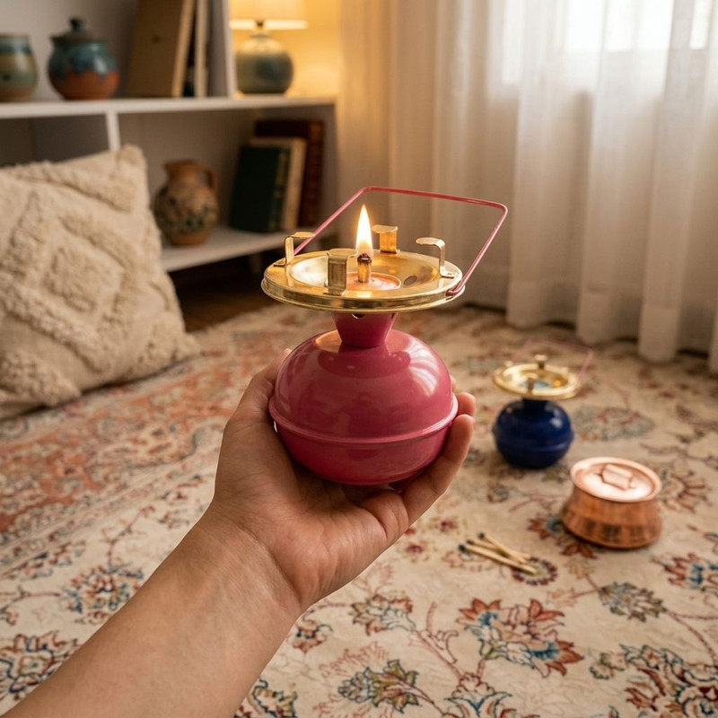 جاشمعی طرح دیگ مسی سنتی