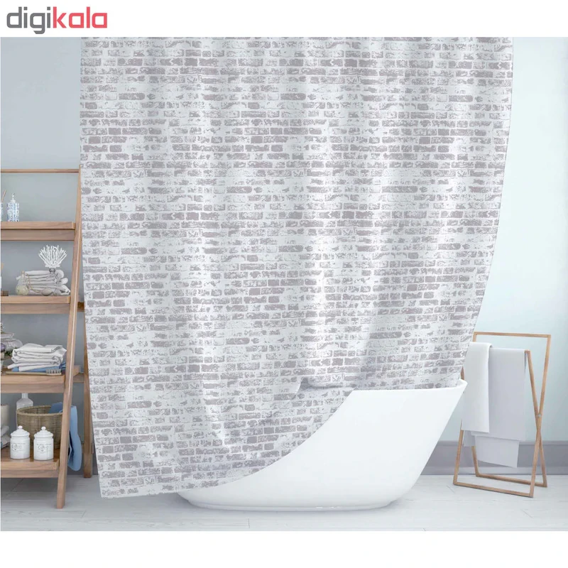 پرده حمام دلفین کد jack-1406 سایز 200×180 سانتی متر