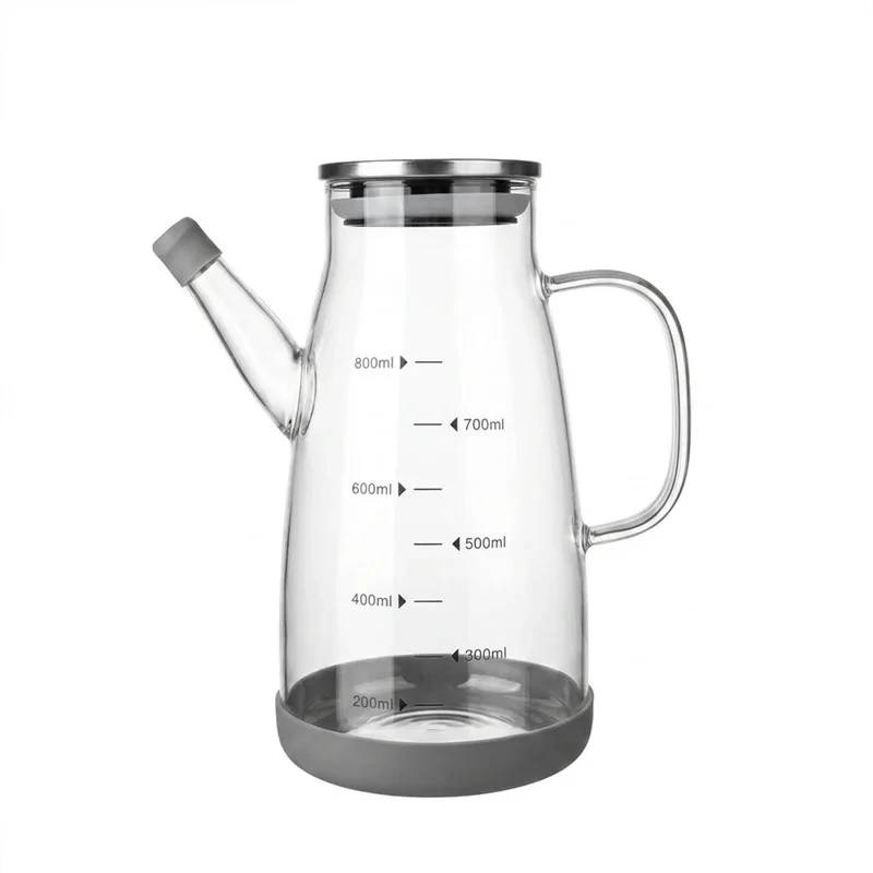 ظرف روغن مدل در استیل 800ml