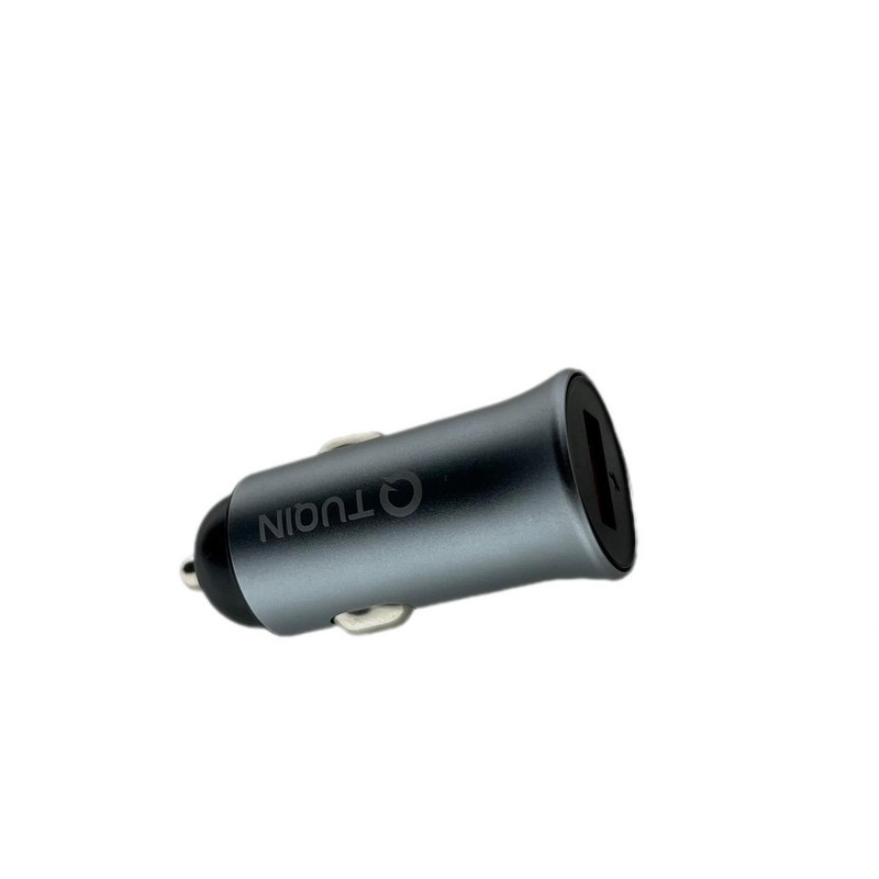 شارژر فندکی 24 وات تیوکین مدل QC02 به همراه کابل تبدیل USB-C
