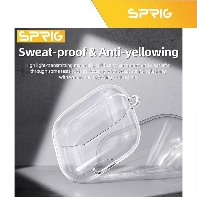 کاور اسپریگ مدل Transparent Guard مناسب برای کیس اپل ایرپاد Airpod Pro  Airpod pro 2