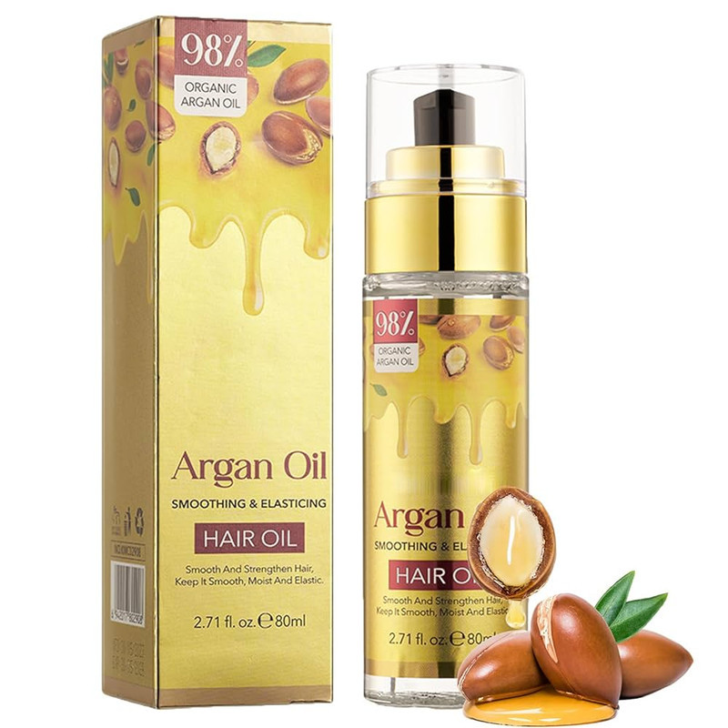 روغن آرگان ترمیم کننده کورمسیک مدل 98% مناسب برای انواع مو حجم 80 میلی لیتر