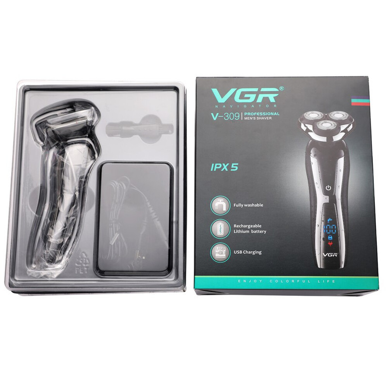 ماشین اصلاح موی صورت وی جی ار مدل V-309