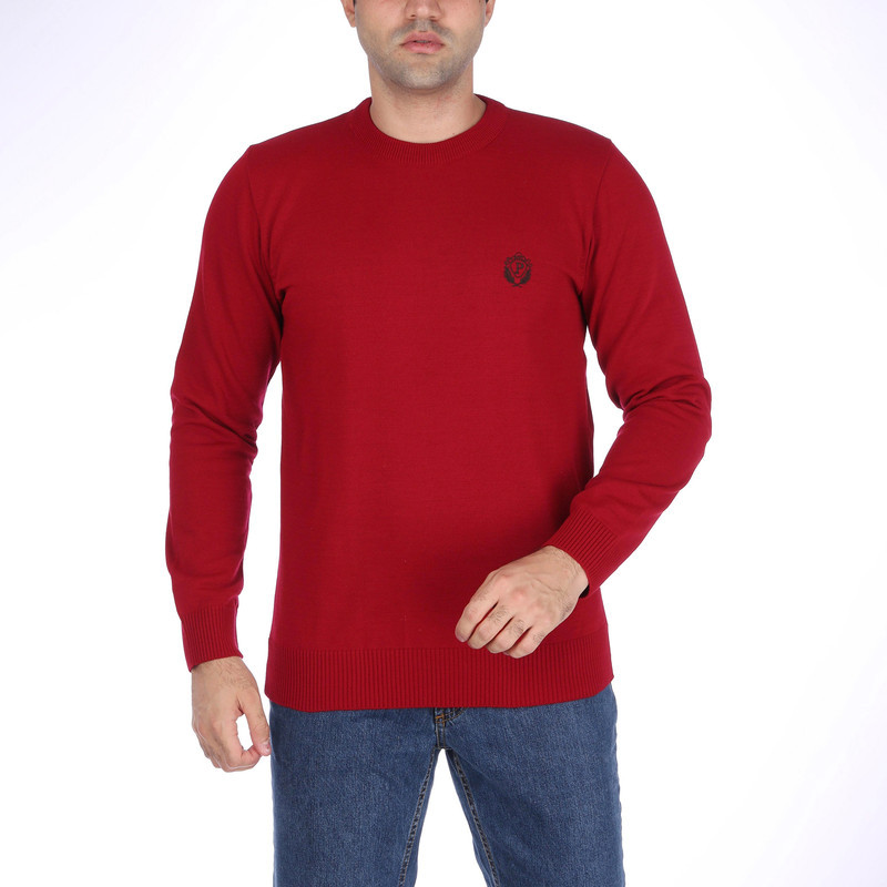 پلیور یقه گرد مردانه تریکو پاییزان مدل  PR700