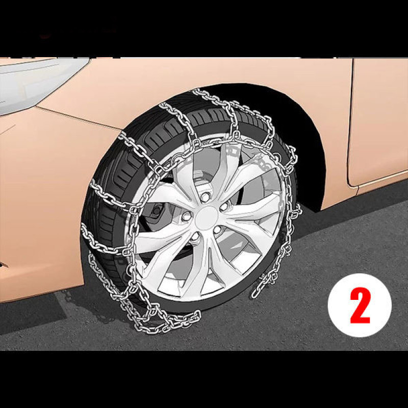 زنجیر چرخ مدل SNOW PRO مناسب برای پژو 207 بسته دو عددی