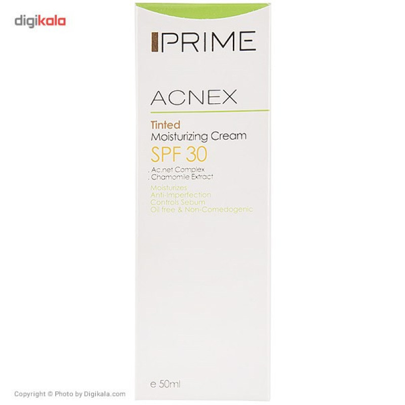 کرم مرطوب کننده رنگی پرایم مدل Acnex SPF 30 حجم 50 میلی لیتر192622