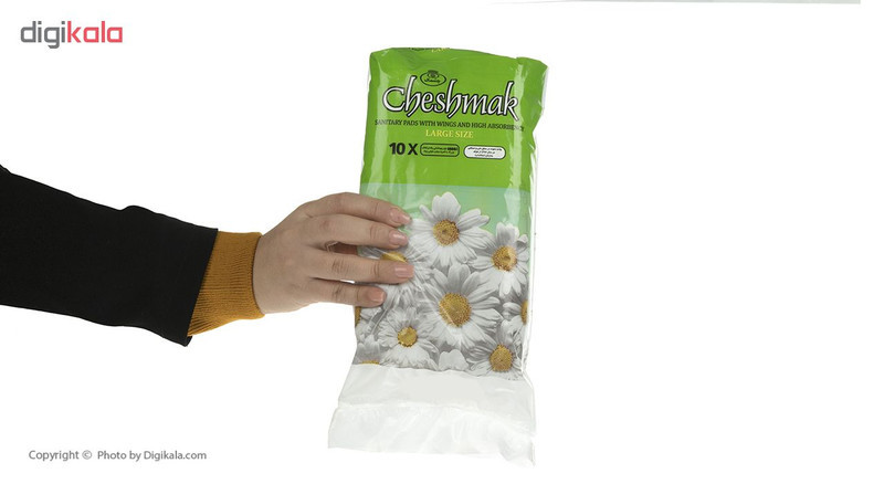 نوار بهداشتی چشمک مدل Large بسته 10 عددی