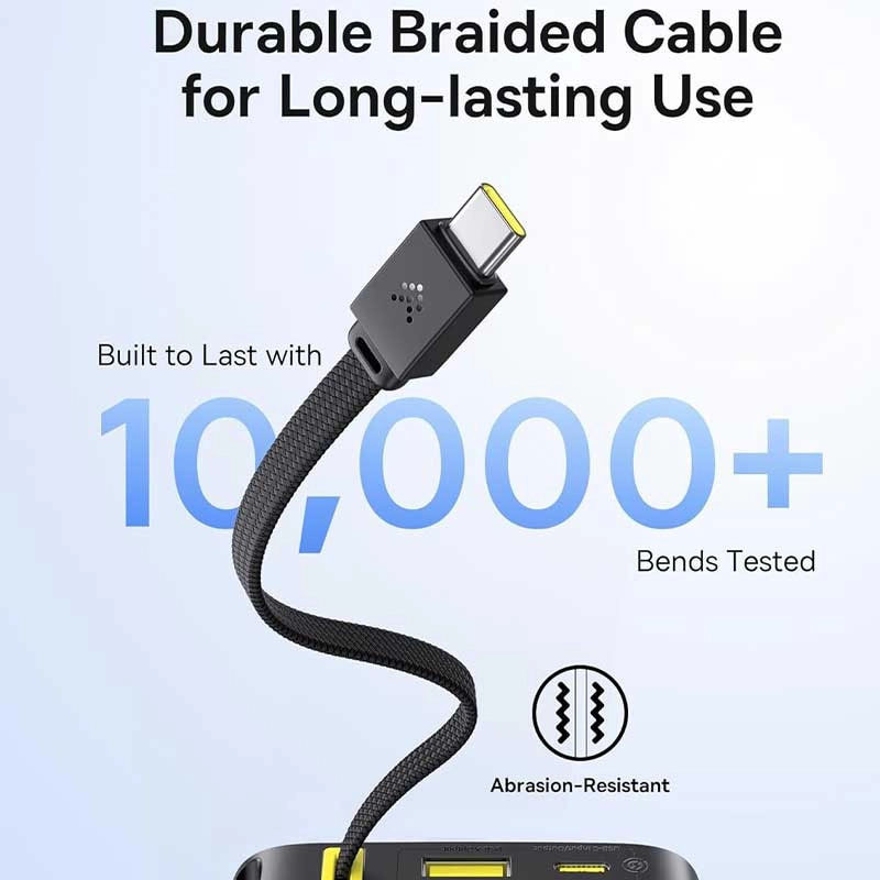 پاوربانک 22 وات بیسوس مدل EnerFill FC51 Bipow2 Pro ظرفیت 10000 میلی‌آمپرساعت