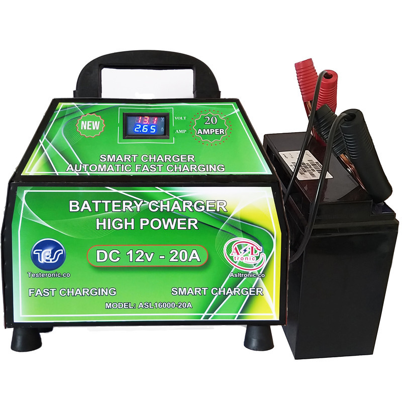 شارژر باتری خودرو مدل Asl16000pro12v,20A