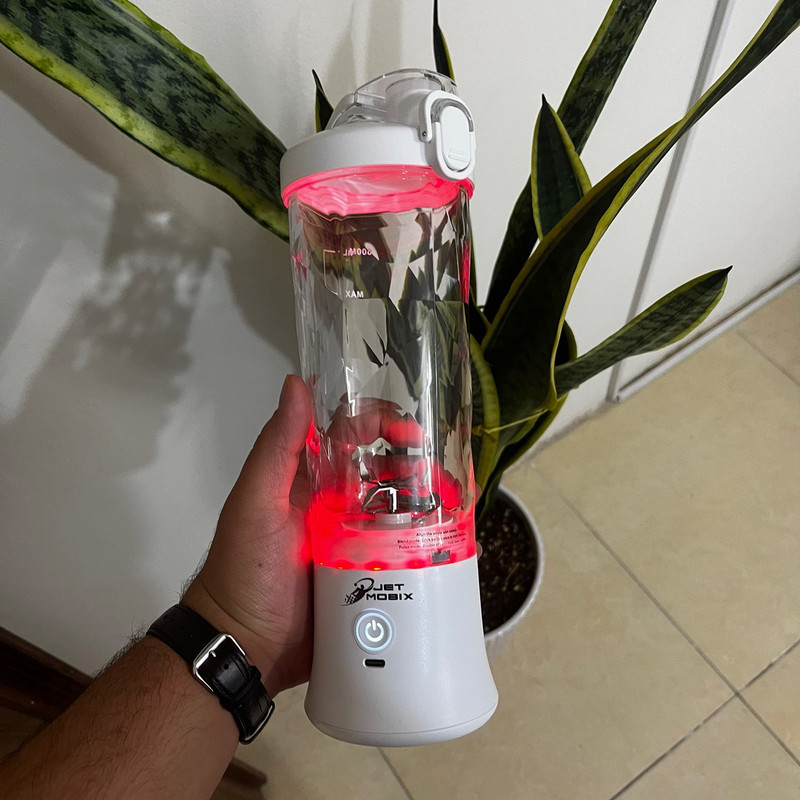 شیکر شارژی جت موبیکس کد A9 گنجایش 600 میلی لیتر