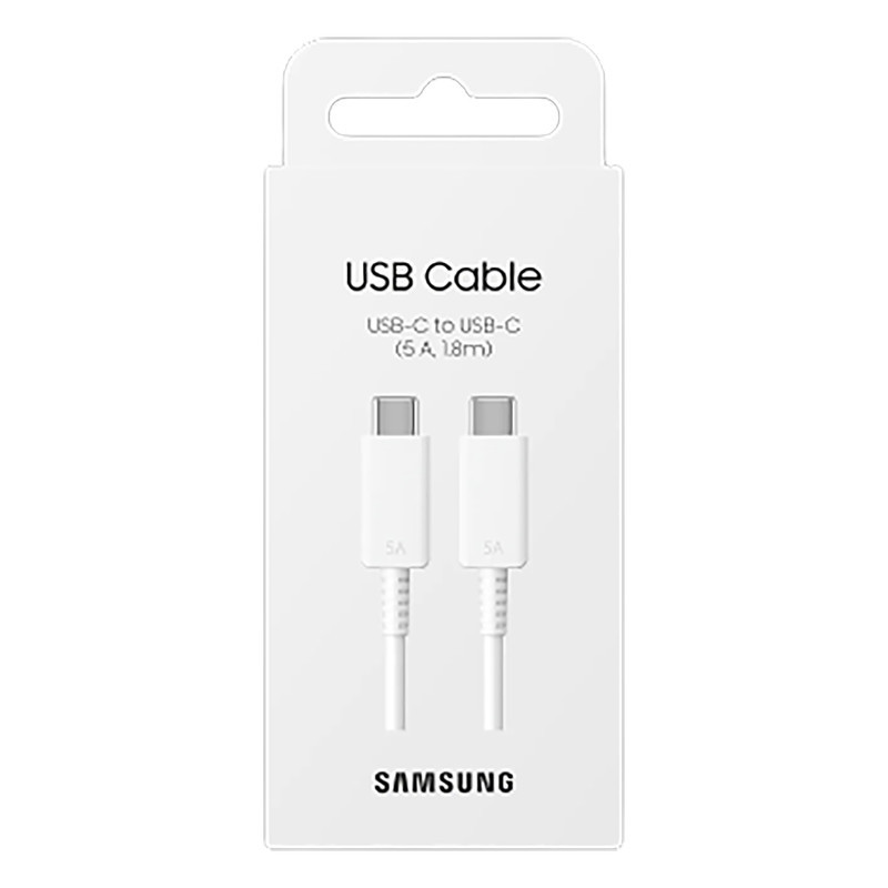 کابل تبدیل USB-C به USB-C سامسونگ مدل 1.8 متری - 5 آمپر