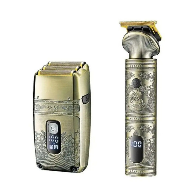 ماشین اصلاح موی سر وی جی آر مدل V-649 به همراه کاشین اصلاح صورت مدل 01