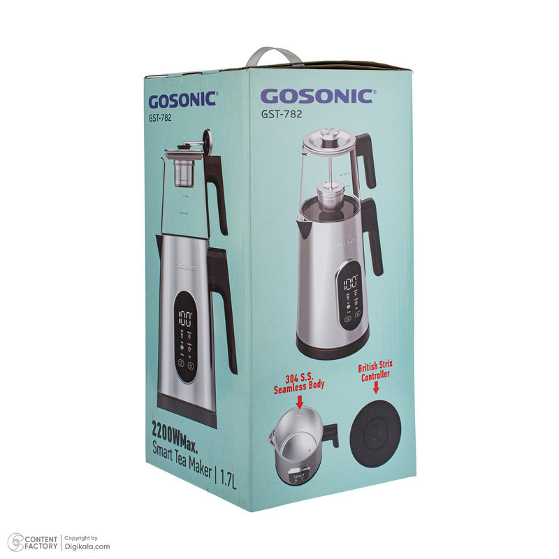 چای ساز روی هم گوسونیک مدل GST-782