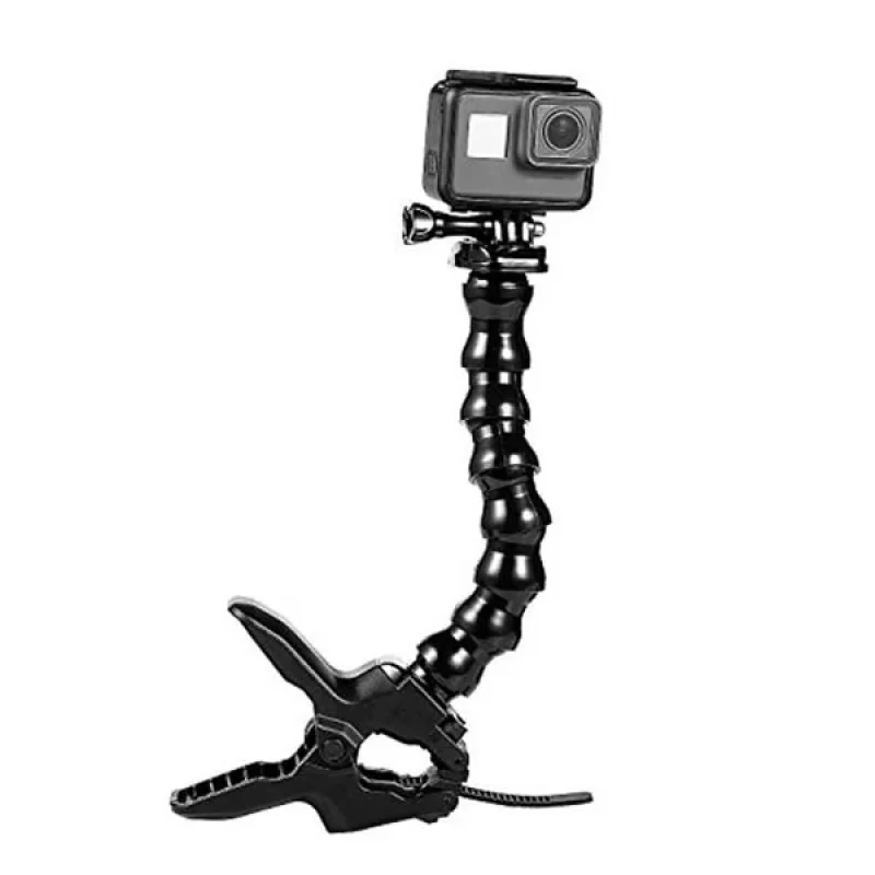 پایه نگهدارنده دوربین مدل Gooseneck Clamp مناسب برای دوربین ورزشی گوپرو