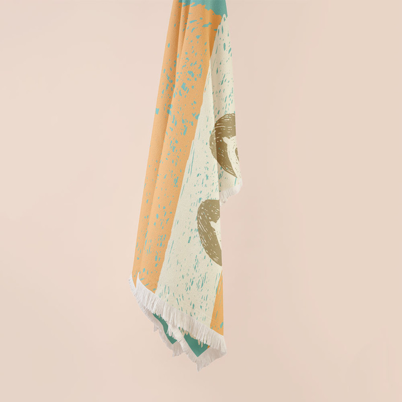 شال مبل مدل فانتزی کد Q2SH1051 سایز 98x180 سانتی متر