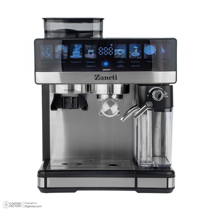 اسپرسو ساز 2500 میلی‌لیتر زانتی مدل ZZDREF-20MTG2M12A