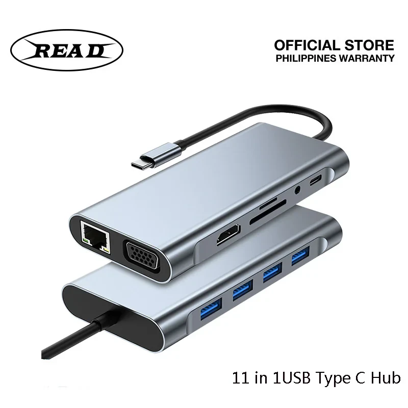 هاب 11 پورت USB-C مدل SUPPORT 4K