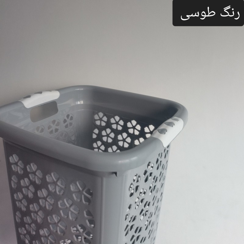 سبد رخت چرک مدل تسا طرح گل کد size 1