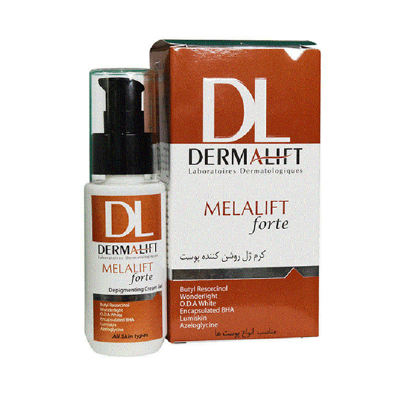 کرم روشن کننده درمالیفت مدل Melalift Fort حجم 50 میلی لیتر مجموعه 2 عددی