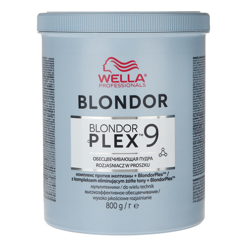 پودر دکلره ولا پرفشنال مدل PLEX-9 وزن 800 گرم رنگ آبی