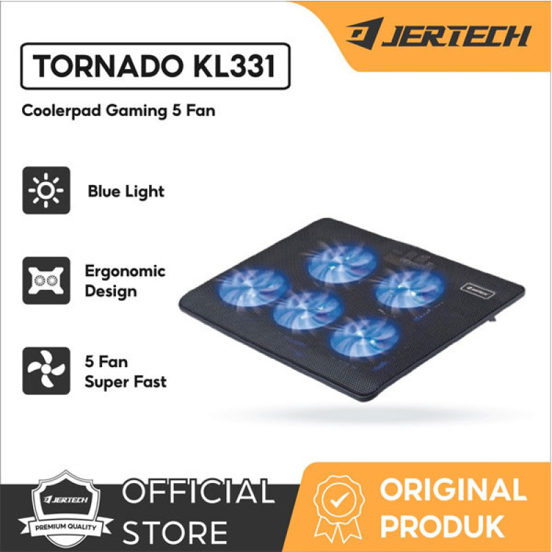 پایه خنک کننده  لپ تاپ جرتک مدل TORNADO KL331