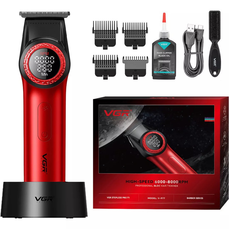 ماشین اصلاح موی سر و صورت وی جی ار مدل v-977