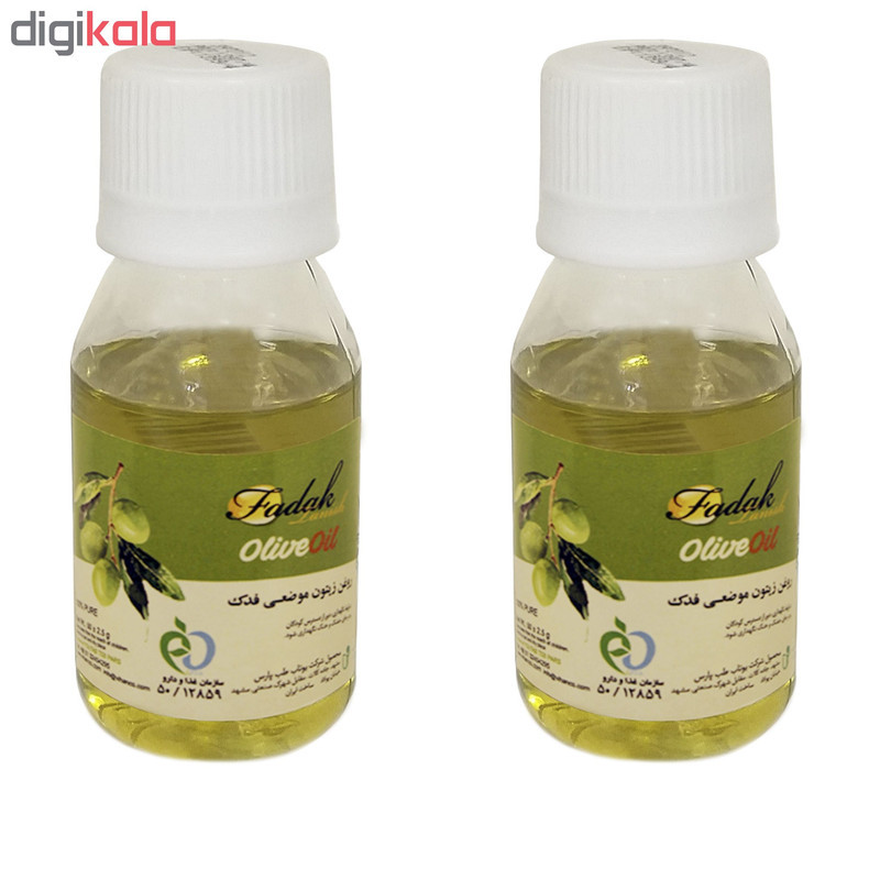 روغن مو و بدن فدک مدل Olive حجم 50 میلی لیتر مجموعه 2 عددی