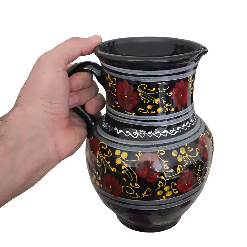 ست 7 تکه پارچ و لیوان سفالی کد GH