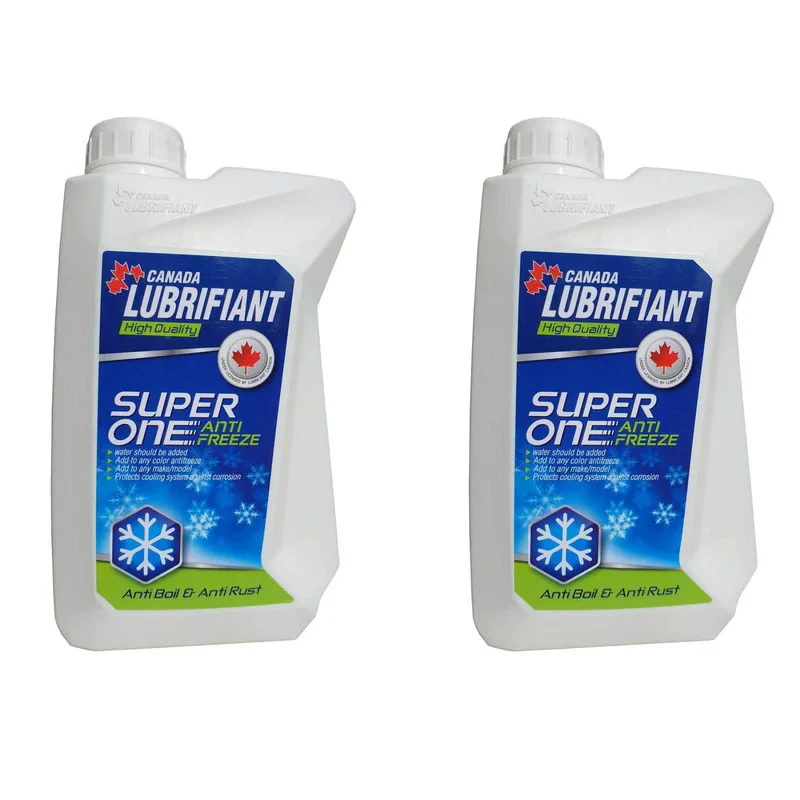 ضد یخ خودرو لوبریفنت کانادا مدل Super ONE حجم 1 لیتر بسته 2 عددی