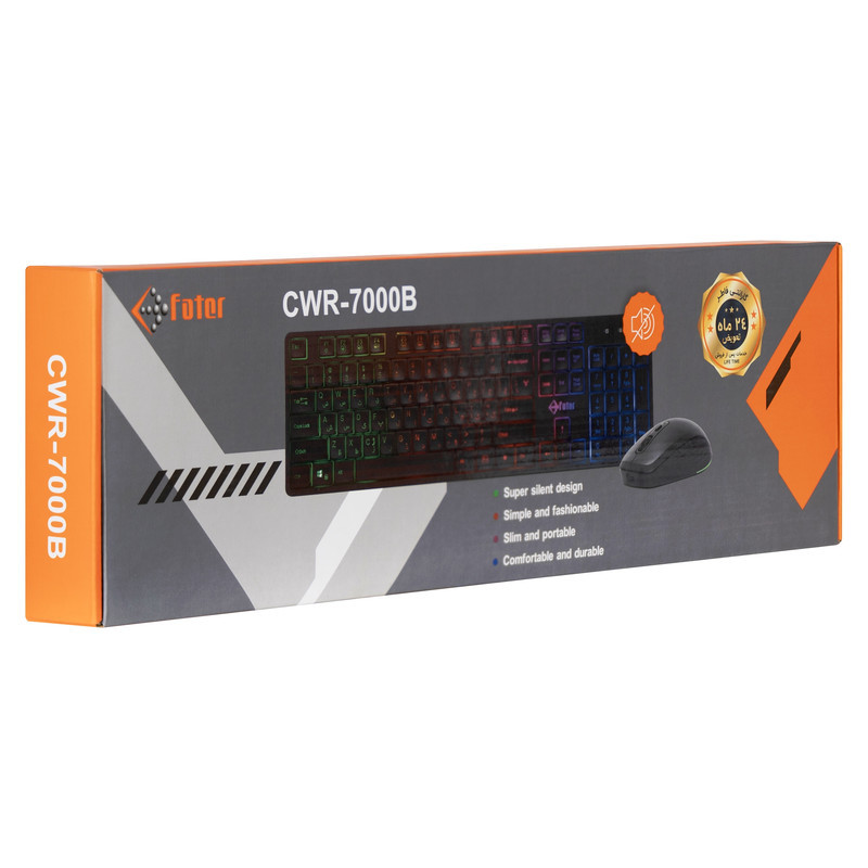 ست گیمینگ فاطر مدل  CWR-7000 Keyboard & Mouse