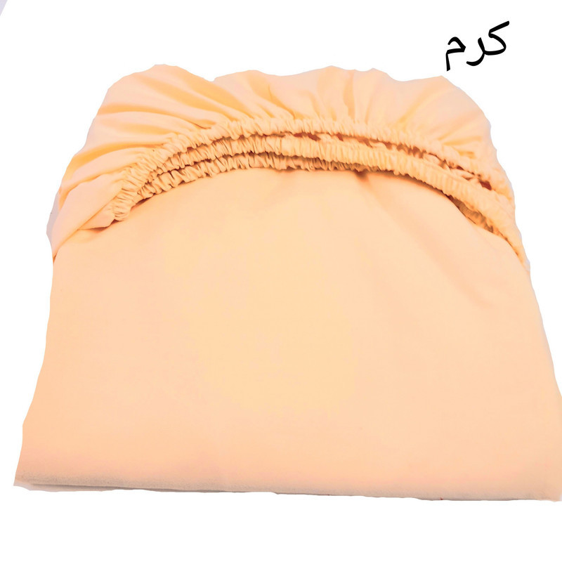 سرویس ملحفه مدل کشدار کد ni03077 یک نفره  دو  تکه