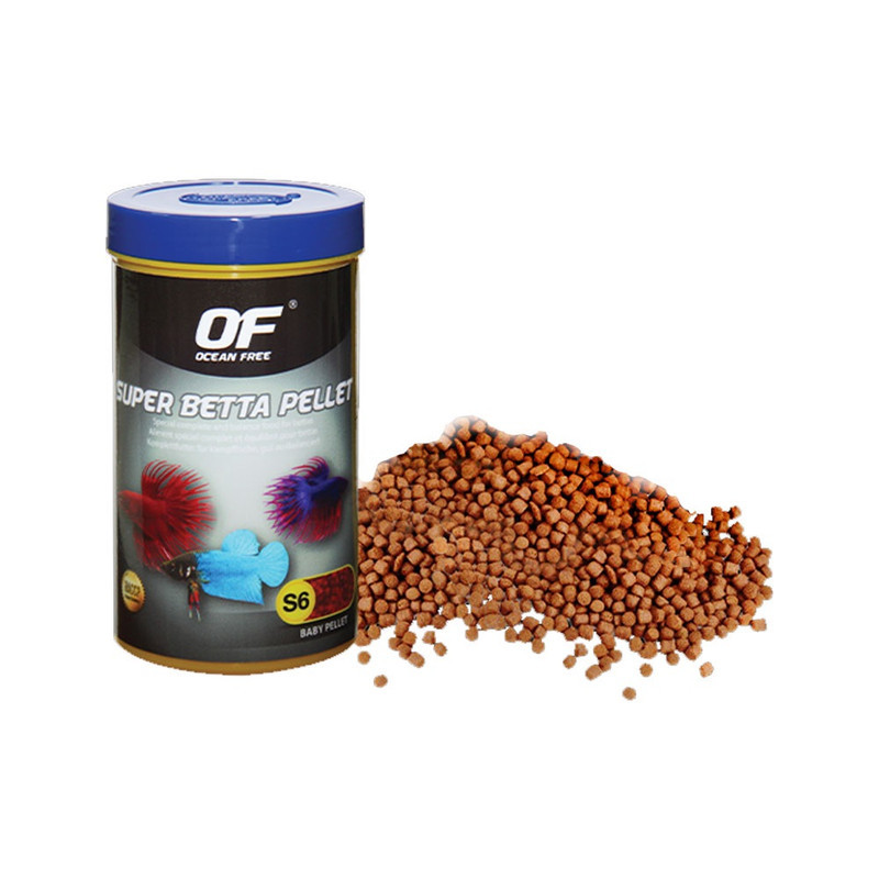 غذا ماهی اوشن فری مدل Super Betta Pellet وزن 60 گرم