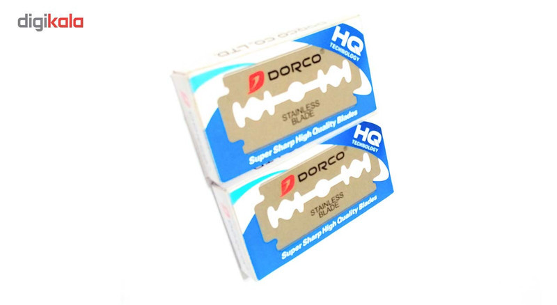 تیغ یدک اصلاح سنتی دورکو مدل HQ تحت لیسانس مجموعه 20 عددی