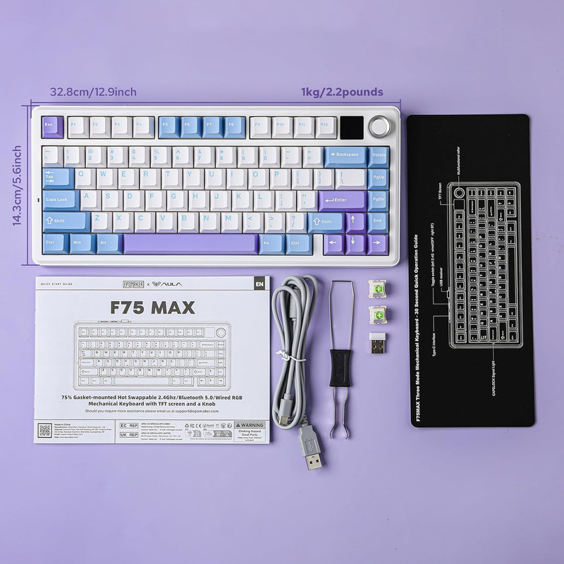 کیبورد مخصوص بازی آئولا مدل F75 Max