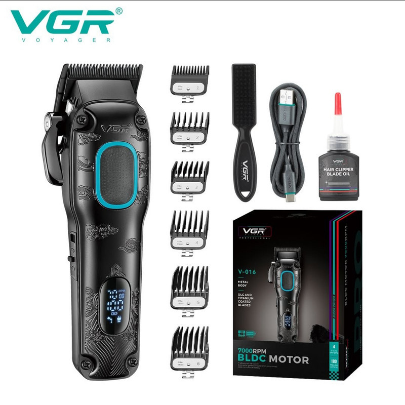 ماشین اصلاح موی سر و صورت شارژی وی جی ار مدل V-016