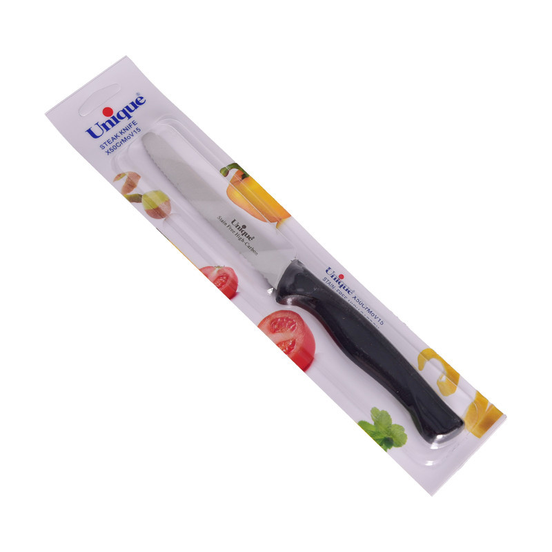 چاقو آشپزخانه یونیک مدل اره ای گرد کد 5515