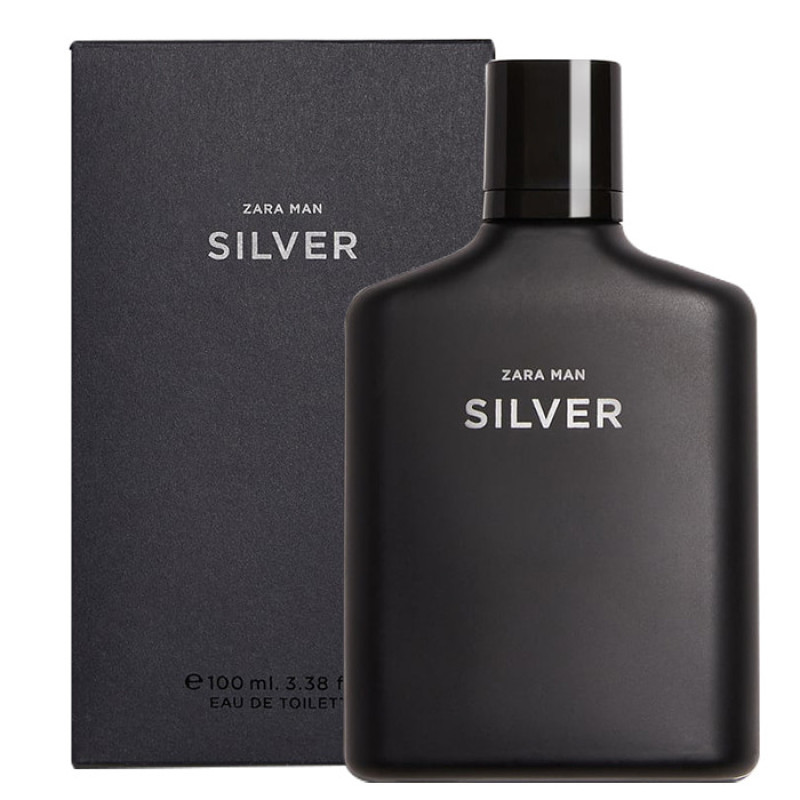 ادو تویلت مردانه زارا مدل SILVER حجم 100 میلی لیتر